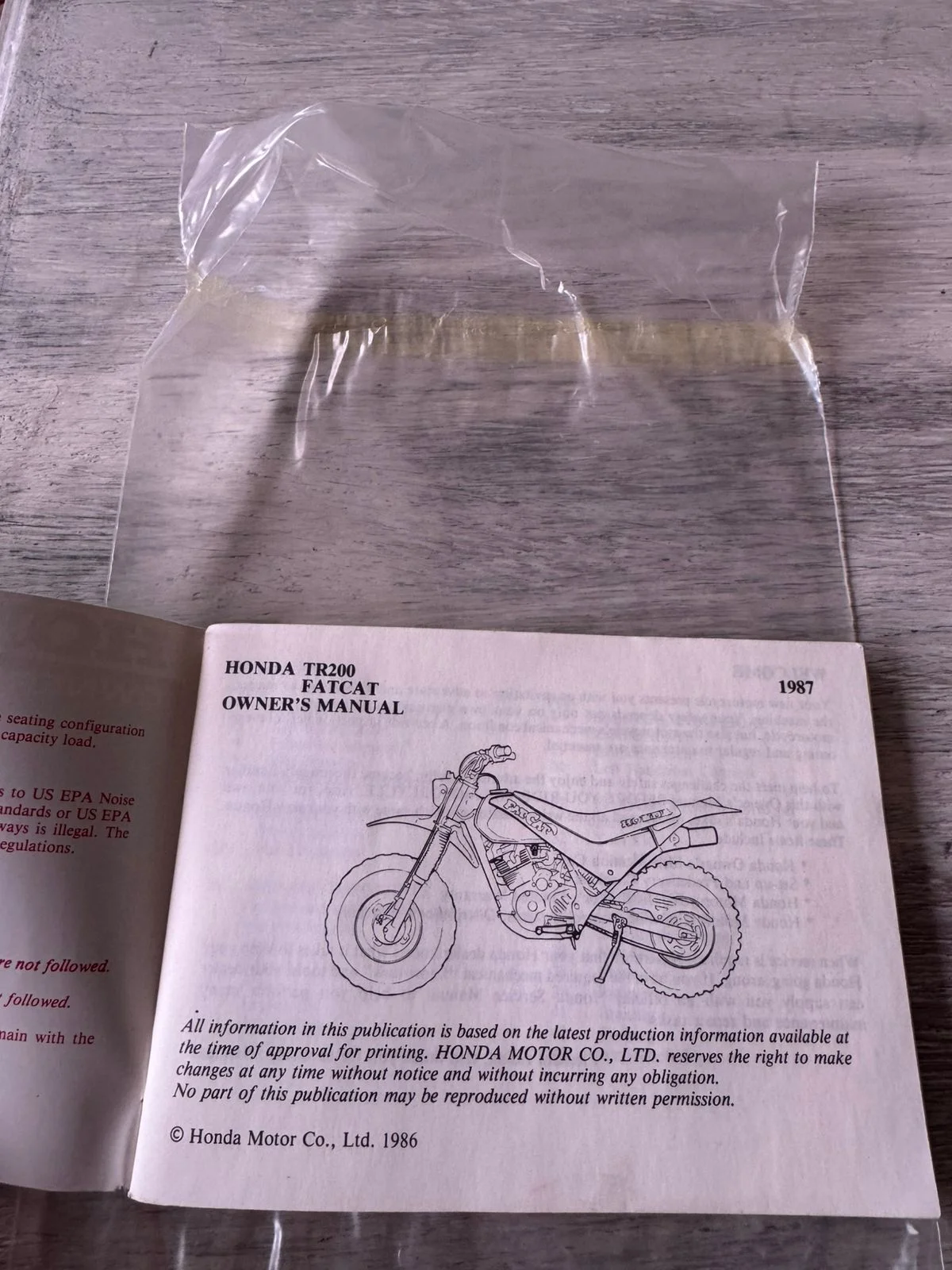 Honda TR 200 FAT CAT thumbnail 14